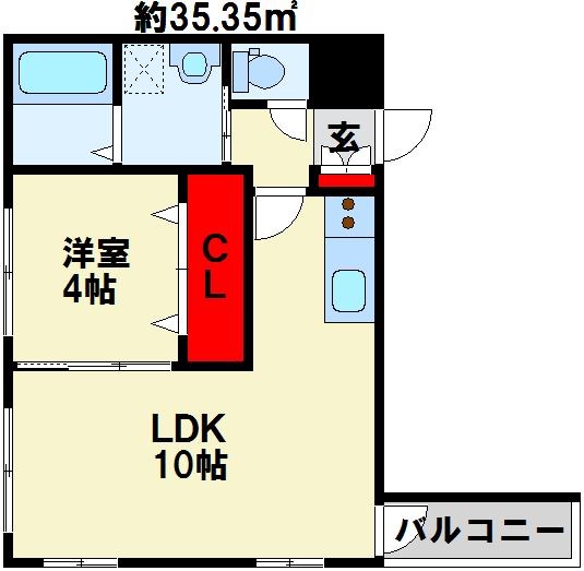 Regaro Place 戸畑 間取り