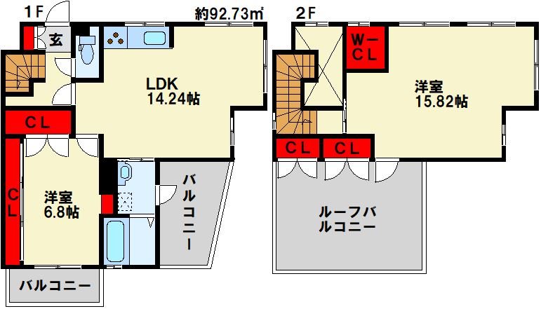 RIO　CEREZO 401号室 間取り