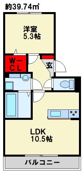 インペリアル大賀Ⅲ 間取り