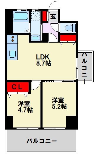 THE SQUARE KOBAI PREMIUM 間取り図