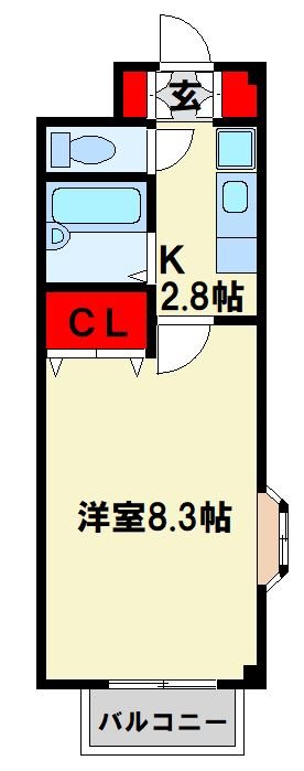 クレール穴生 間取り