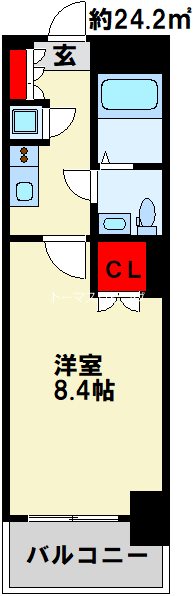 No.63オリエントキャピタルタワー 間取り図