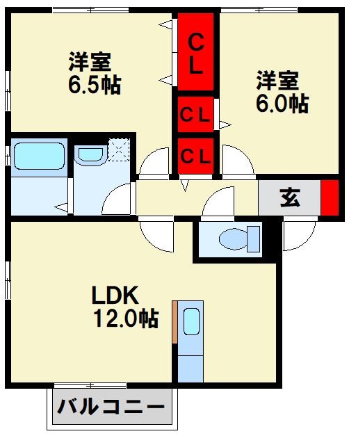 花多来館 A棟 間取り