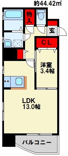 レクオス朋 間取り図