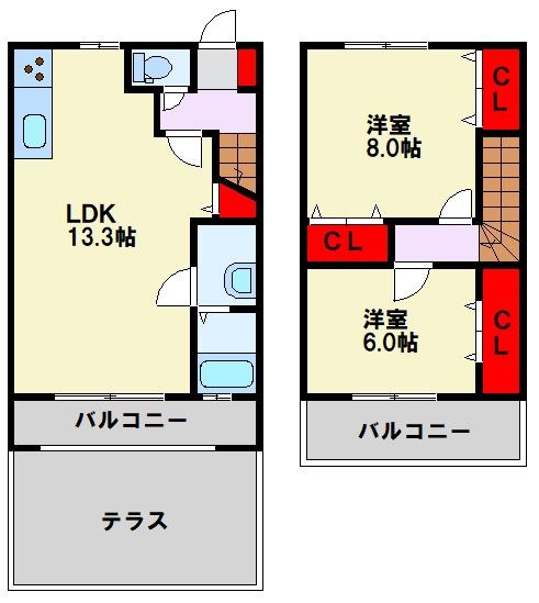 エルミタージュヒルズⅡ 間取り