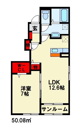エステートコート岩瀬 間取り