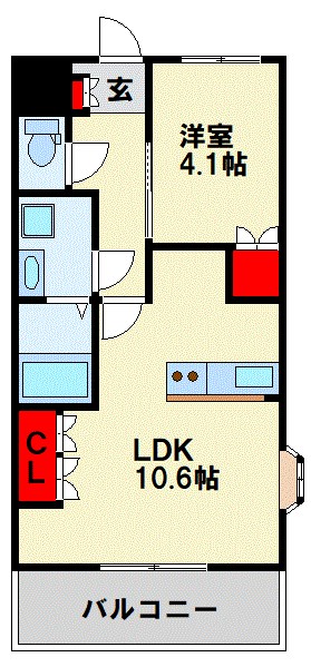 アルカディア  間取り図