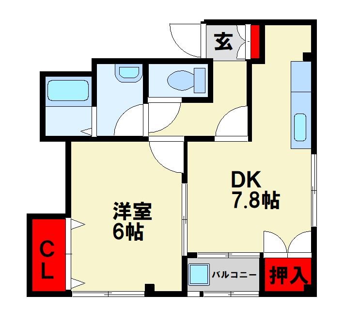 さくらコーポ 302号室 間取り