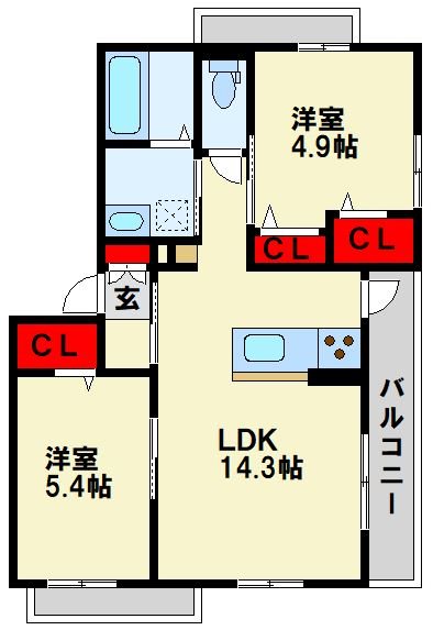 Bereo Nakama 間取り