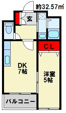 アンテスⅠ 間取り図