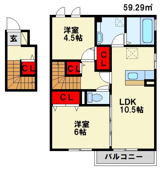 プティシャンヴェール 間取り