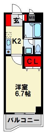 カサーレ三ヶ森 間取り