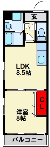 I.T浅生BLD 間取り