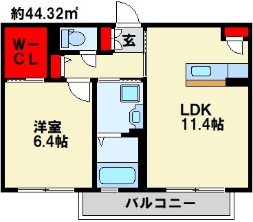 ブリエ・サンライズ 102号室 間取り