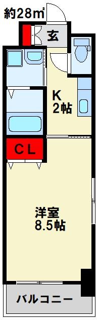 セトル.イン鳳 311号室 間取り