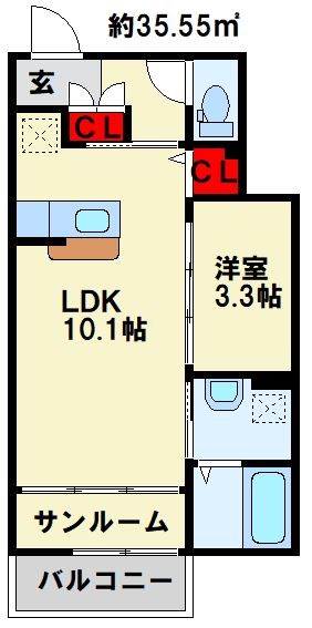 サンフィールド 間取り