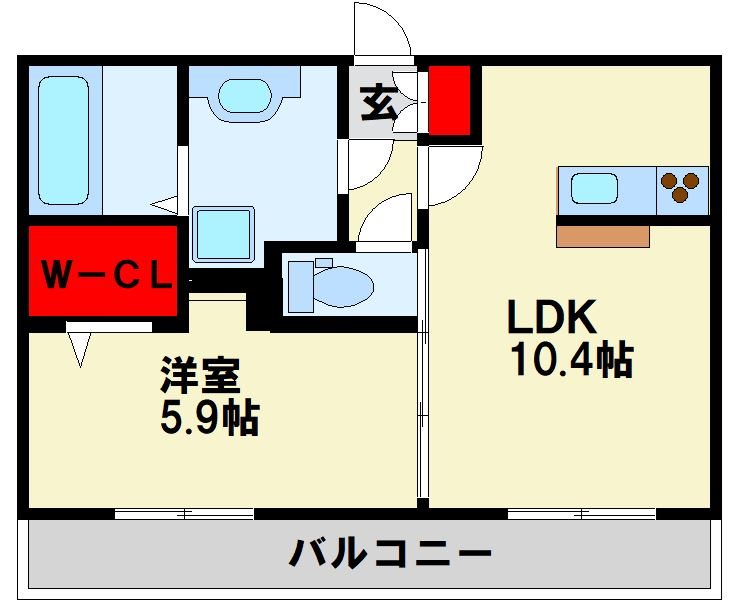 ウェスタ青山 間取り図