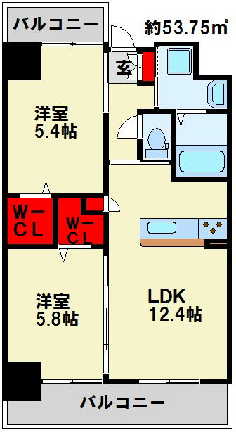 ウイングス三萩野 間取り