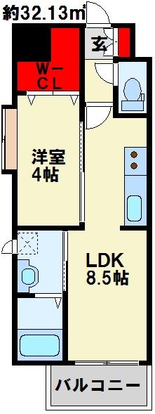プルーム木町 間取り図