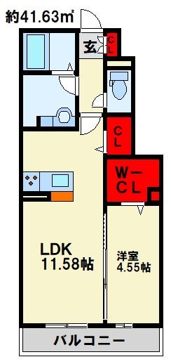 パープルシャイン蒲生 間取り