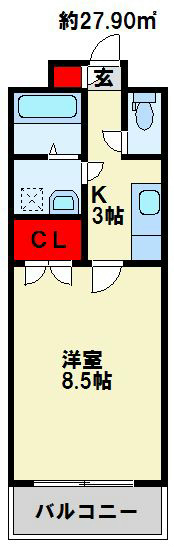 リファレンス門司駅前 間取り
