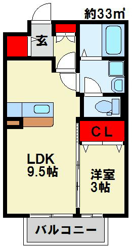 グレイストレビナ赤坂 間取り図