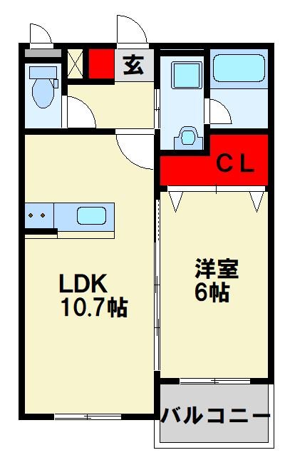 SIERRA　TOBATA～シエラ戸畑～ 202号室 間取り