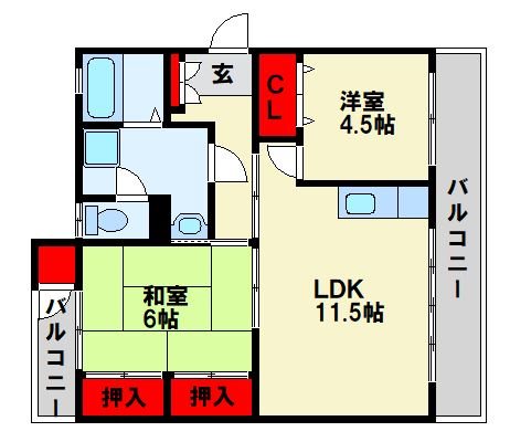 第2石打ビル  間取り