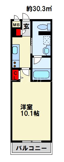ニシコービルディング門司 間取り