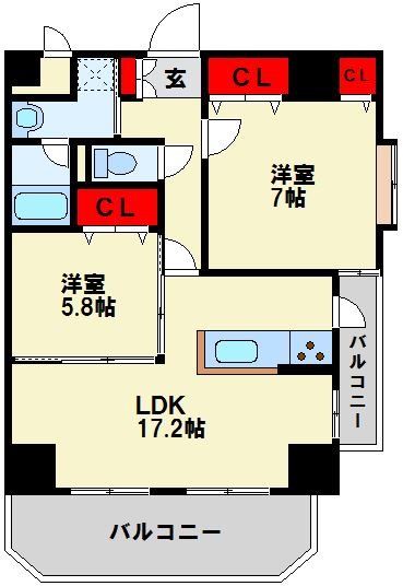 ガーデンパレスやひろⅡ 間取り