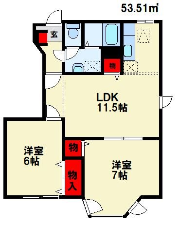 エステートヴィラ21 間取り図