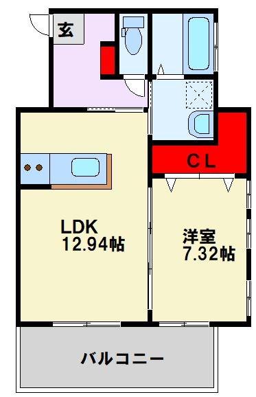 アヴィタシヨン浅生通り 402号室 間取り