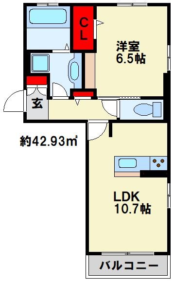 D-room柳町 間取り