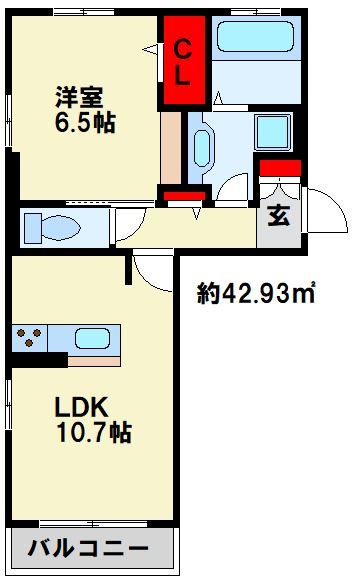 D-room柳町 間取り