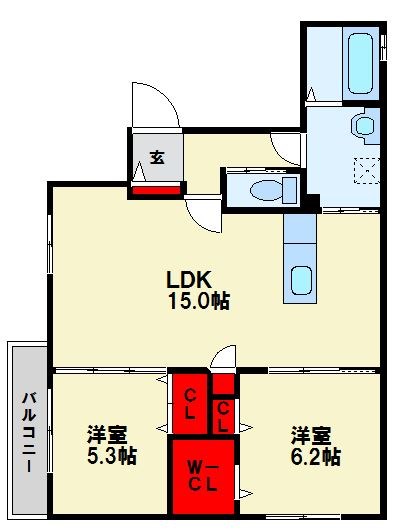 アンブランシュ 間取り図