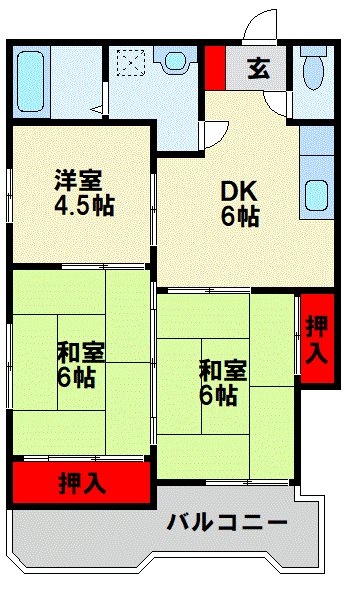 アベニュー筒井 間取り