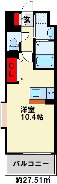 ニューサンリバー15番館 1004号室 間取り