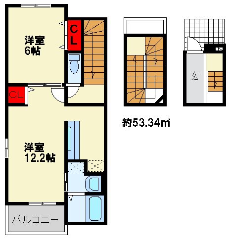パストラル　レーン A棟  間取り