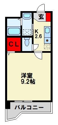 フリーアメニティONE 202号室 間取り