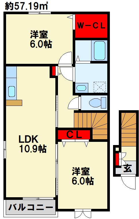 アルカンシェルA 間取り