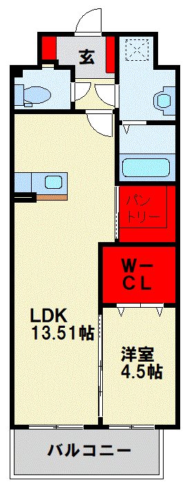 the STAGE紅梅 間取り図