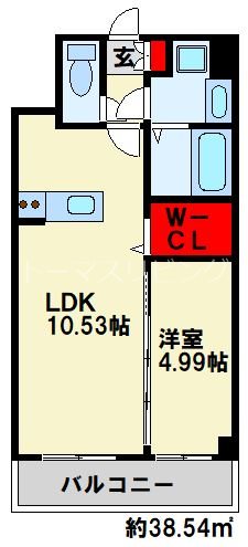 エストラーダ小倉 303号室 間取り