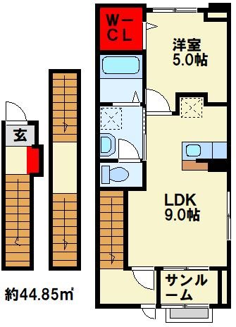 グリーンコート 間取り図
