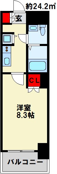 No.63オリエントキャピタルタワー 間取り図
