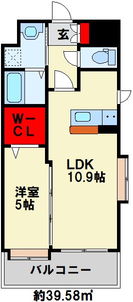 ニューサンリバー15番館 間取り図