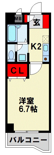 カサーレ三ヶ森 間取り