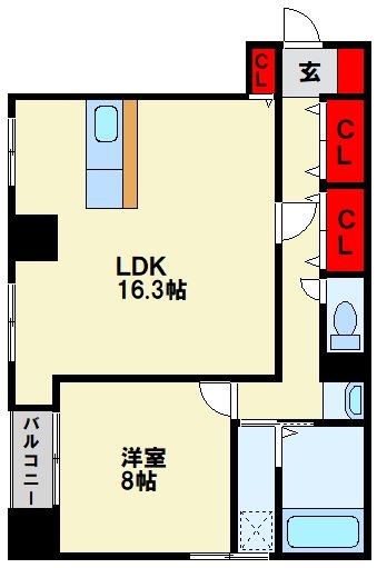 ロード黒崎  間取り