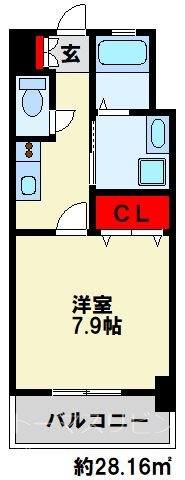 内山神岳ビル 302号室 間取り