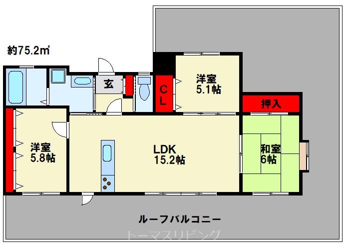 内山神岳ビル 間取り