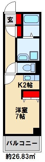 クルーズ・グラン・セレスト 207号室 間取り